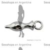 Plug anal metalico con aro extractor Small